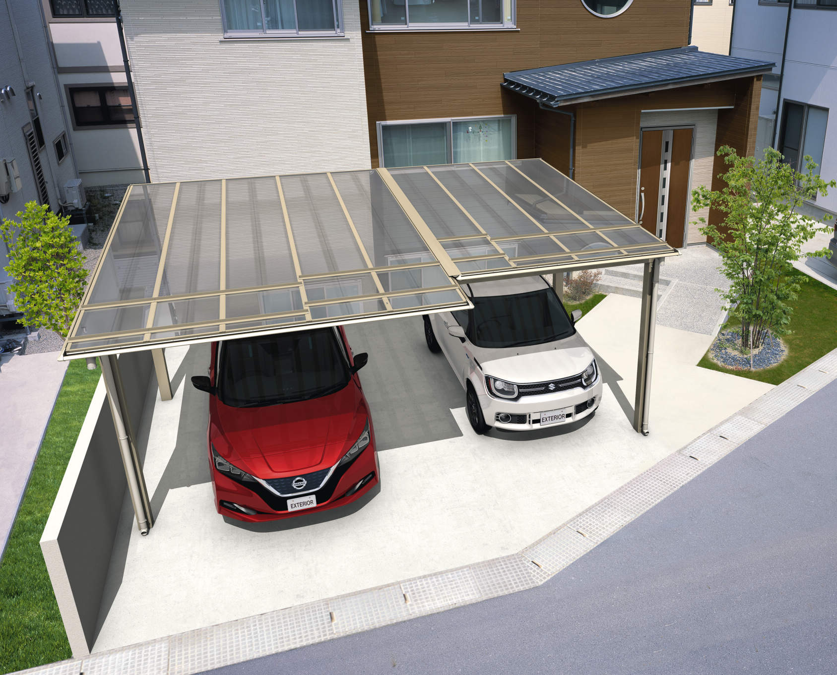 CSS Japanese aluminum carport, image 4 of 15