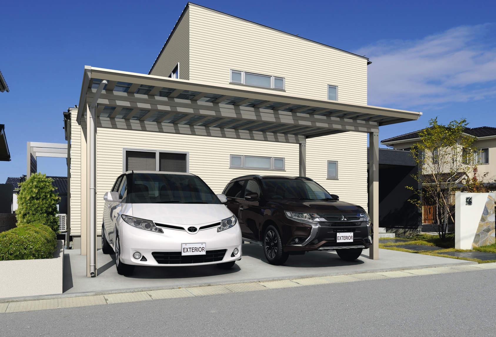 CSS Japanese aluminum carport, image 6 of 15