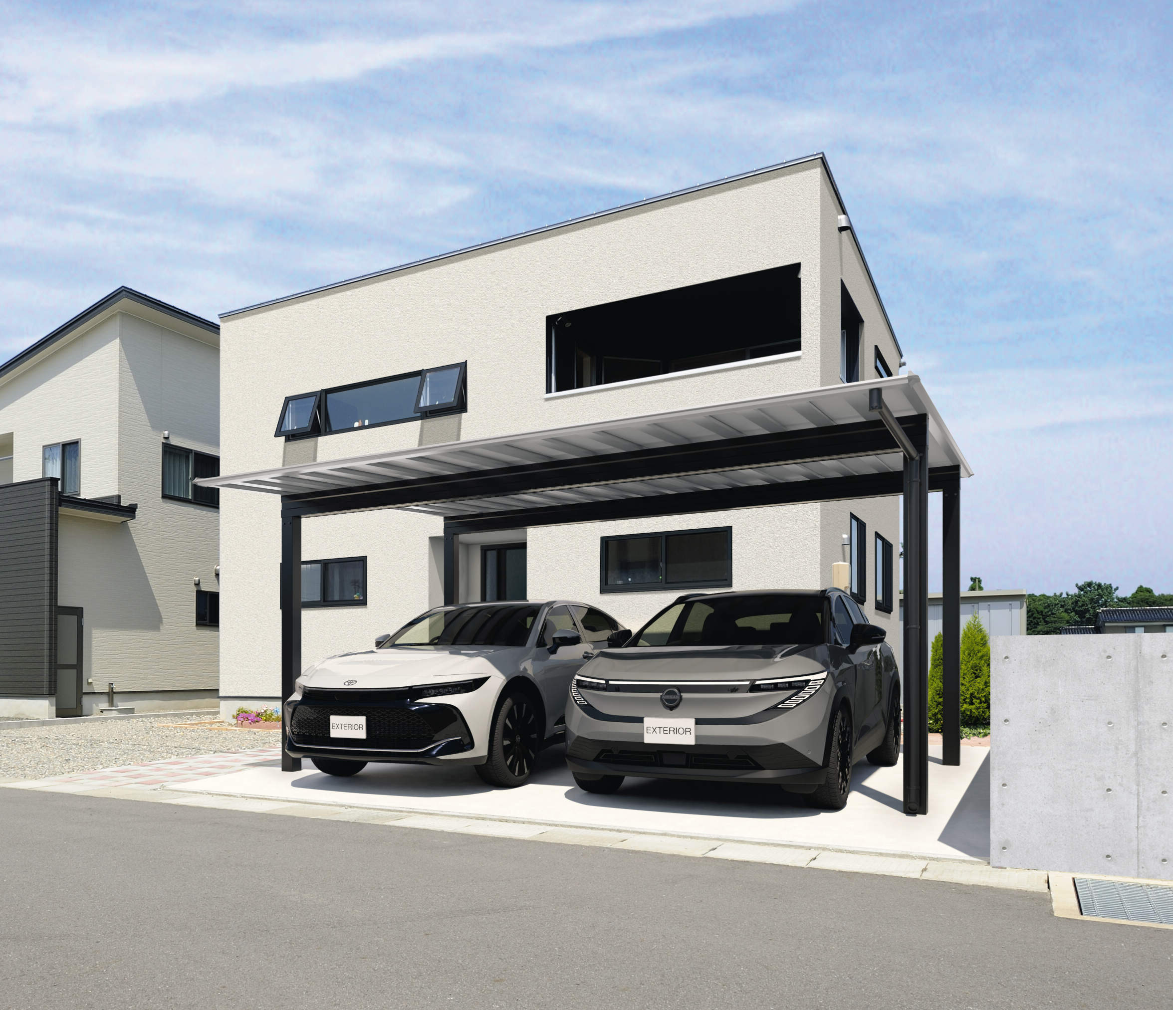 CSS Japanese aluminum carport, image 14 of 15