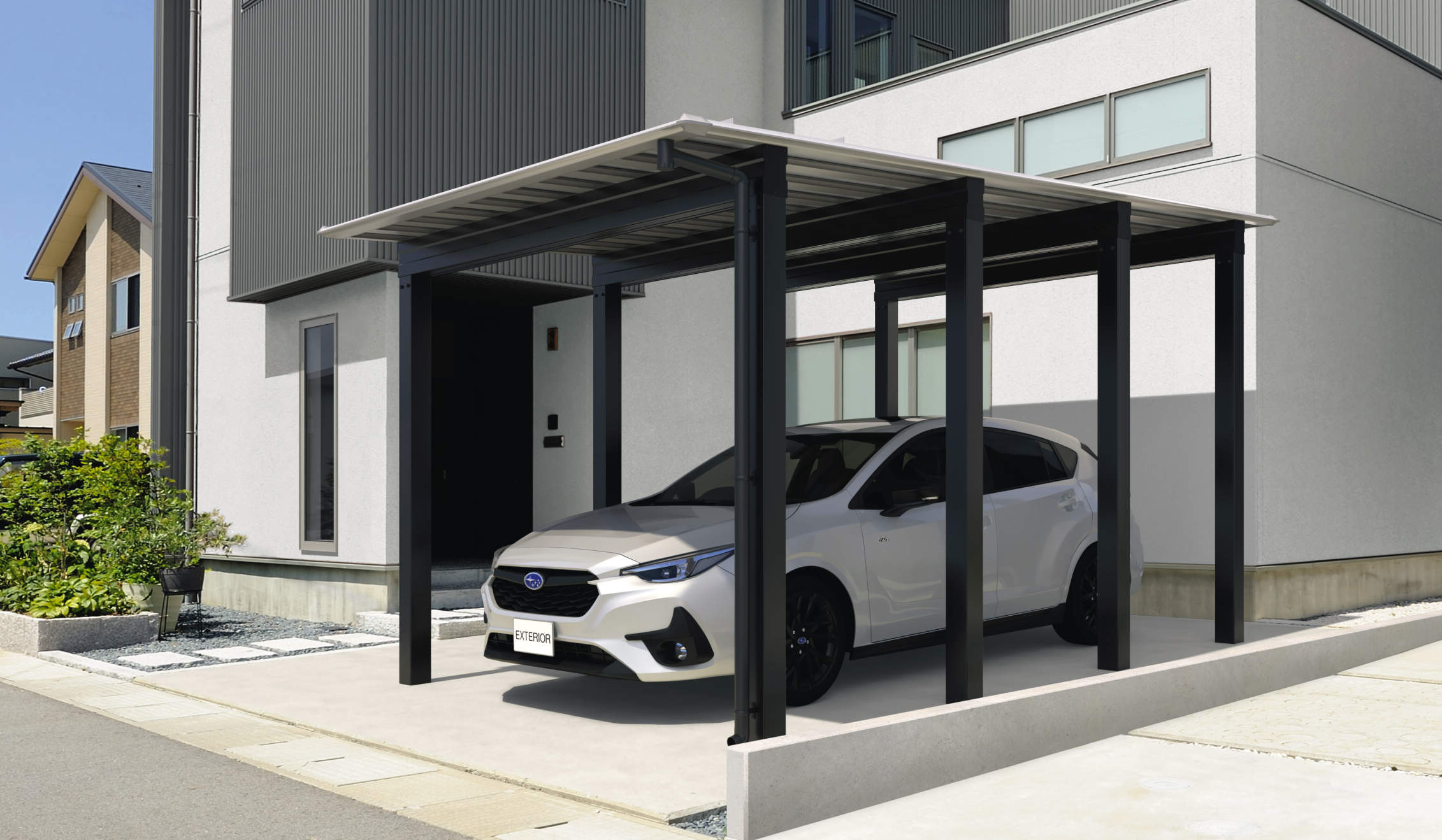 CSS Japanese aluminum carport, image 15 of 15