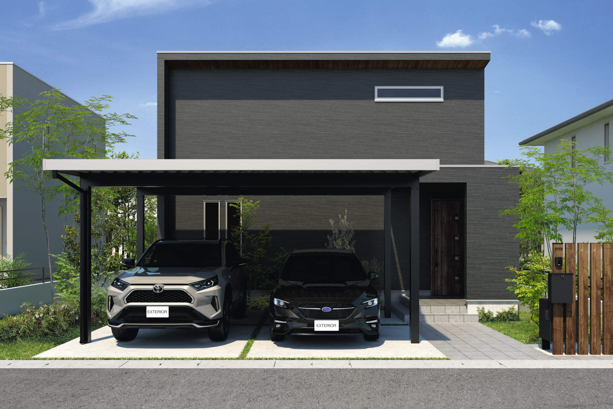 SCN Japanese aluminum carport, image 2 of 11