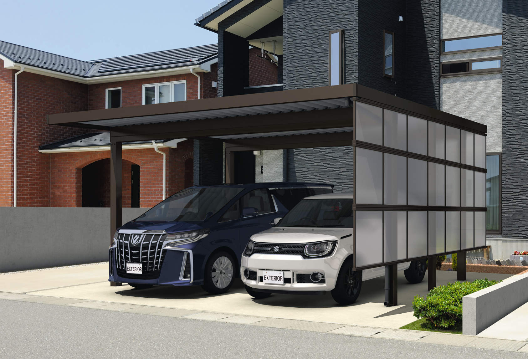 SCN Japanese aluminum carport, image 4 of 11