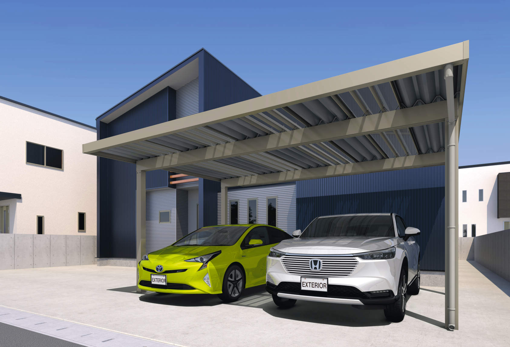 SCN Japanese aluminum carport, image 5 of 11