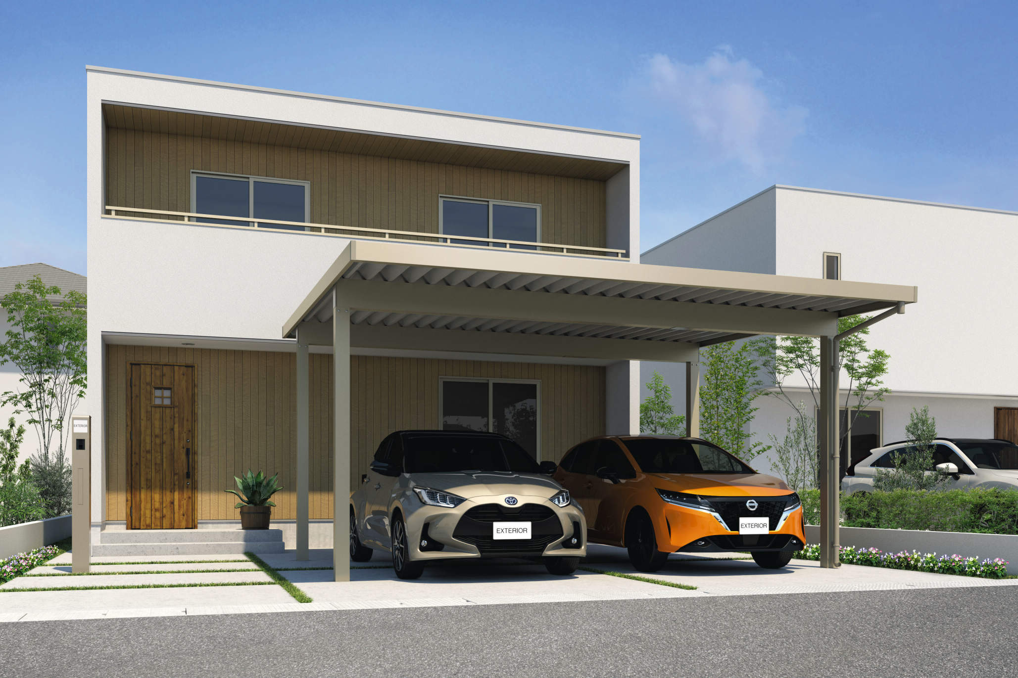 SCN Japanese aluminum carport, image 8 of 11