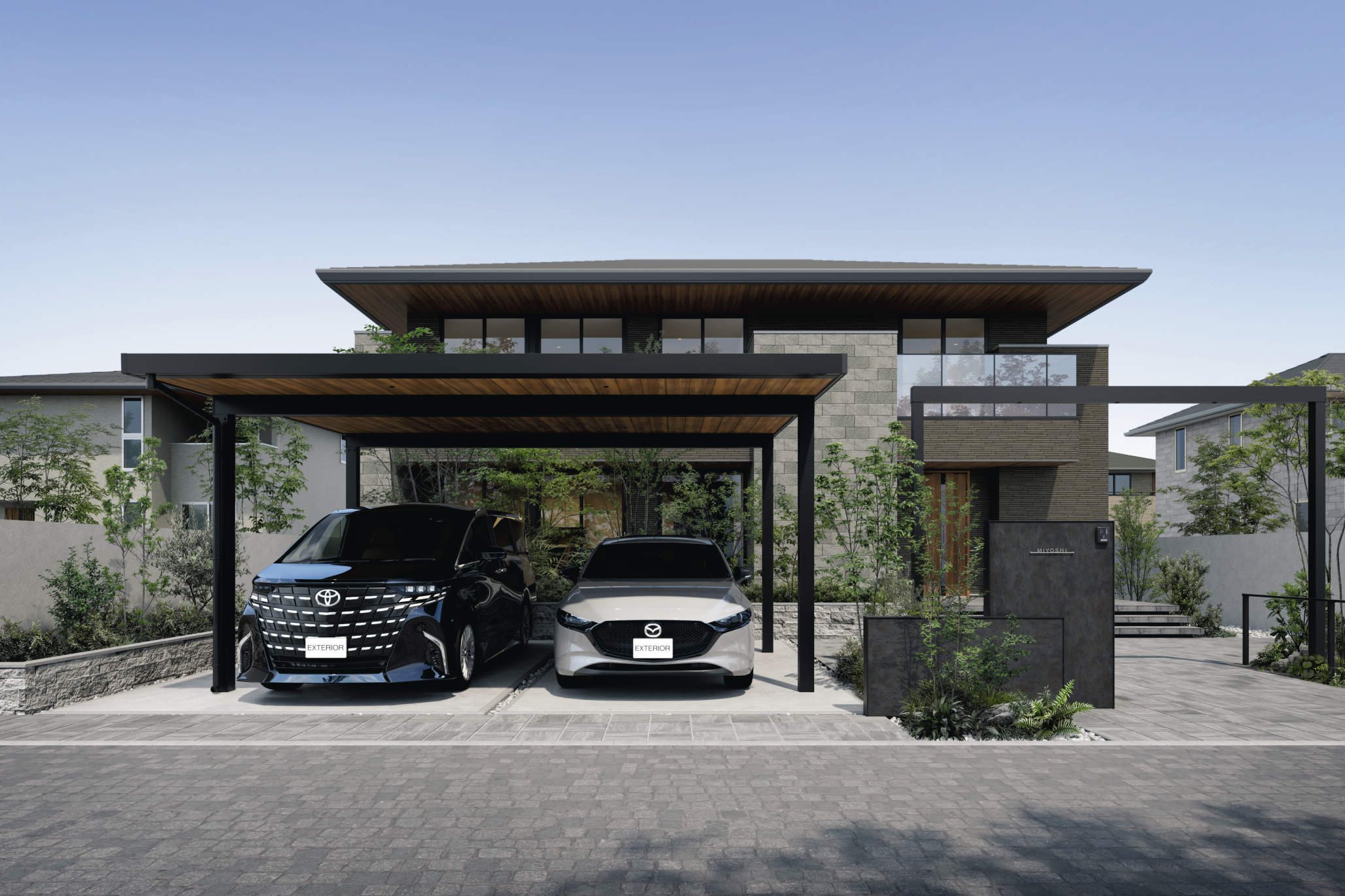 SCN Japanese aluminum carport, image 9 of 11